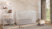 Load image into Gallery viewer, Daphne 3 in 1 Crib and Changer Combo