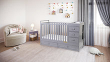 Load image into Gallery viewer, Daphne 3 in 1 Crib and Changer Combo