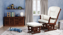 Load image into Gallery viewer, Alice Glider Chair and Ottoman with Pillow